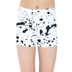 Monochrome Mirage  Kids  Sports Shorts by dflcprintsclothing