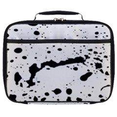 Monochrome Mirage  Full Print Lunch Bag by dflcprintsclothing