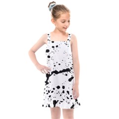 Monochrome Mirage  Kids  Overall Dress