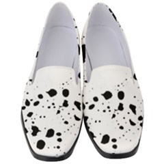 Monochrome Mirage  Women s Classic Loafer Heels by dflcprintsclothing