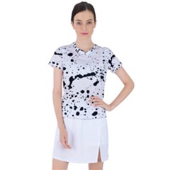 Monochrome Mirage  Women s Sports Top