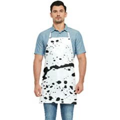 Monochrome Mirage  Kitchen Apron by dflcprintsclothing