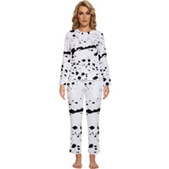 Monochrome Mirage  Womens  Long Sleeve Lightweight Pajamas Set by dflcprintsclothing