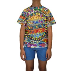 Supersonic Sunblast Kids  Short Sleeve Swimwear