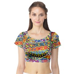 Supersonic Sunblast Short Sleeve Crop Top