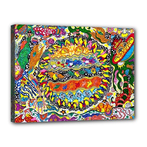 Supersonic Sunblast Canvas 16  X 12  (stretched)