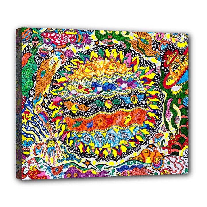 Supersonic Sunblast Deluxe Canvas 24  x 20  (Stretched)