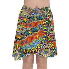 Supersonic Sunblast Chiffon Wrap Front Skirt