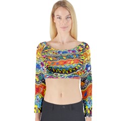 Supersonic Sunblast Long Sleeve Crop Top