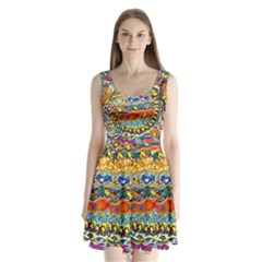 Supersonic Sunblast Split Back Mini Dress 