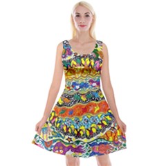 Supersonic Sunblast Reversible Velvet Sleeveless Dress