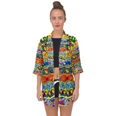 Supersonic Sunblast Open Front Chiffon Kimono