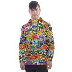 Supersonic Sunblast Men s Front Pocket Pullover Windbreaker by chellerayartisans