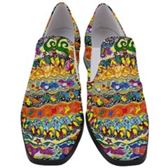 Supersonic Sunblast Women Slip On Heel Loafers by chellerayartisans