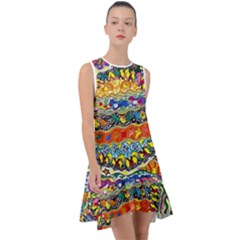 Supersonic Sunblast Frill Swing Dress by chellerayartisans