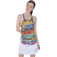 Supersonic Sunblast Racer Back Mesh Tank Top