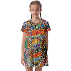 Supersonic Sunblast Kids  Asymmetric Collar Dress