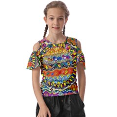 Supersonic Sunblast Kids  Butterfly Cutout Tee by chellerayartisans