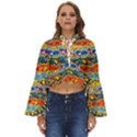 Supersonic Sunblast Boho Long Bell Sleeve Top View1