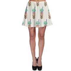 Cute Boba Skater Skirt by artworkshop