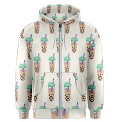 Cute Boba Men s Zipper Hoodie by artworkshop