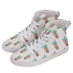 Cute Boba Men s Hi-top Skate Sneakers by artworkshop