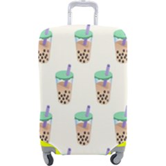 Cute Boba Luggage Cover (large) by artworkshop