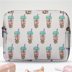 Cute Boba Make Up Pouch (large) by artworkshop