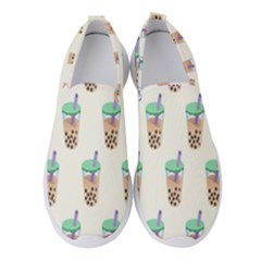 Cute Boba Women s Slip On Sneakers by artworkshop