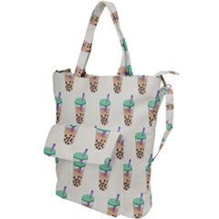 Cute Boba Shoulder Tote Bag by artworkshop