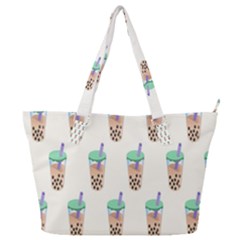 Cute Boba Full Print Shoulder Bag by artworkshop