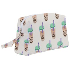 Cute Boba Wristlet Pouch Bag (large) by artworkshop