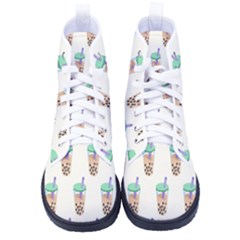 Cute Boba Women s High-top Canvas Sneakers by artworkshop