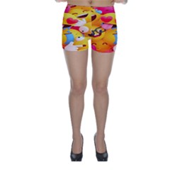 Wallpaper Emoji Skinny Shorts by artworkshop