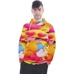 Wallpaper Emoji Men s Pullover Hoodie by artworkshop