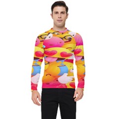 Wallpaper Emoji Men s Long Sleeve Rash Guard