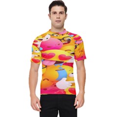 Wallpaper Emoji Men s Short Sleeve Rash Guard