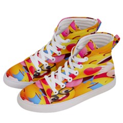 Wallpaper Emoji Men s Hi-top Skate Sneakers by artworkshop