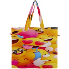 Wallpaper Emoji Canvas Travel Bag