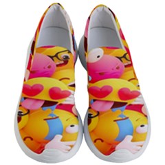 Wallpaper Emoji Women s Lightweight Slip Ons