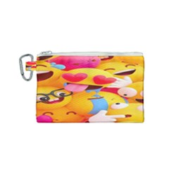 Wallpaper Emoji Canvas Cosmetic Bag (small)