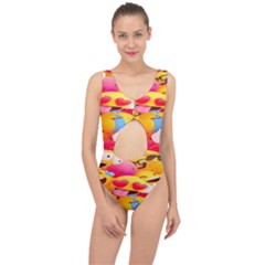 Wallpaper Emoji Center Cut Out Swimsuit