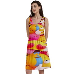 Wallpaper Emoji Classic Skater Dress