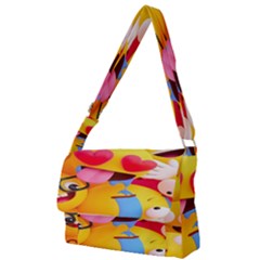 Wallpaper Emoji Full Print Messenger Bag (s)