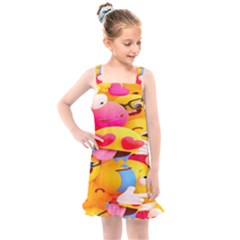 Wallpaper Emoji Kids  Overall Dress