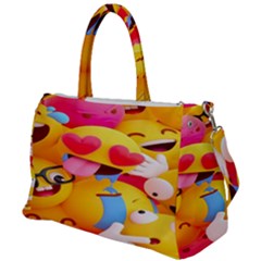 Wallpaper Emoji Duffel Travel Bag