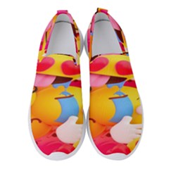 Wallpaper Emoji Women s Slip On Sneakers