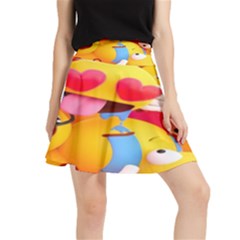 Wallpaper Emoji Waistband Skirt