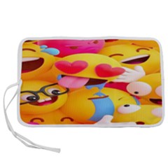 Wallpaper Emoji Pen Storage Case (l)