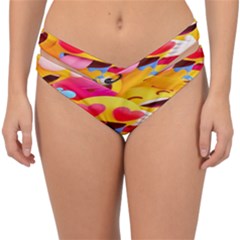 Wallpaper Emoji Double Strap Halter Bikini Bottoms